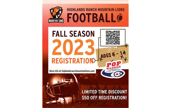 2023 FALL FOOTBALL REGISTRATION COMING SOON!